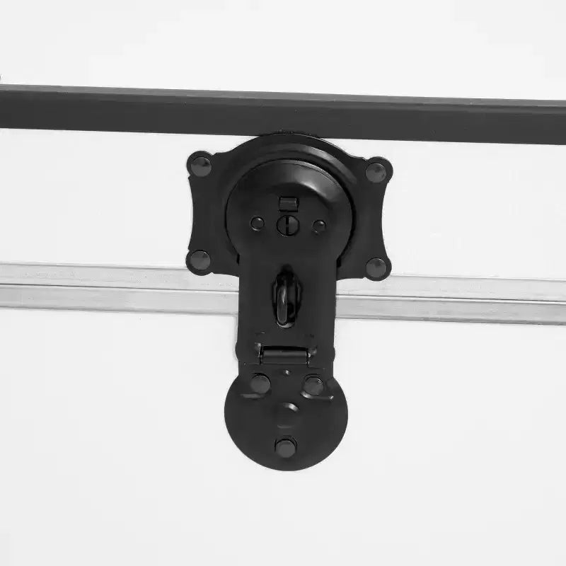 Seward Trunk 30" Paper Line Roues Noir et Blanc : Malle de Rangement Utilitaire avec Roues, Capacité de 90 kg