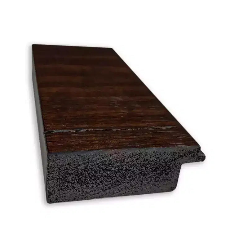 Miroir mural étroit encadré Wildwood marron 31 po x 25 po - Amanti Art