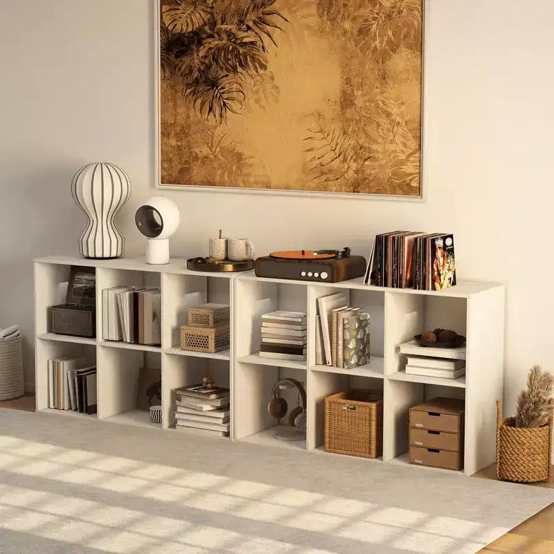 Étagère de rangement cubique MAYEERTY avec panneaux arrière amovibles