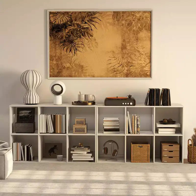 Étagère de rangement cubique MAYEERTY avec panneaux arrière amovibles