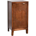 eHemco Kawaii Sweetheart End Table, 16.5 x 14 x 31 Inches, Indoor Living Room Side Table, Antique Walnut
