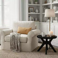 Cross Leg Round Side Table (24in x 24in / 610mm x 610mm)