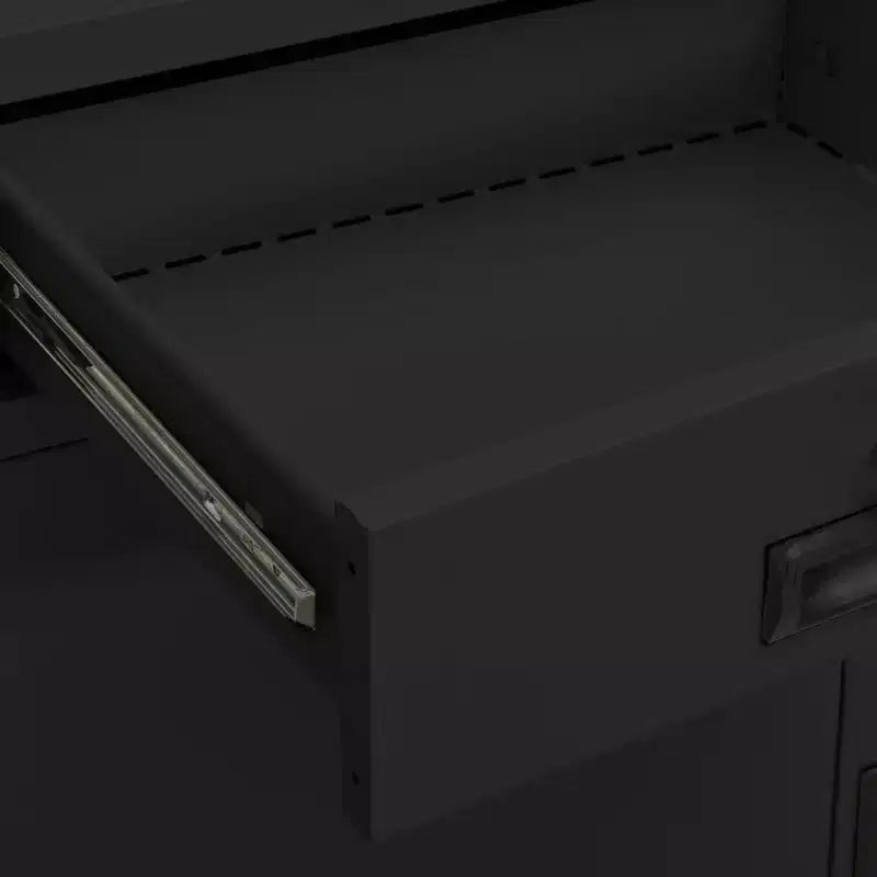vidaXL Classeur Armoire de rangement en métal avec étagères pour la maison et le bureau Acier - Blanc sans jardinière