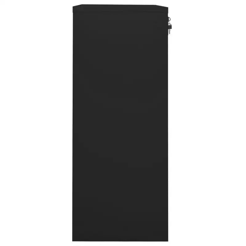 vidaXL Classeur Armoire de rangement en métal avec étagères pour la maison et le bureau Acier - Blanc sans jardinière