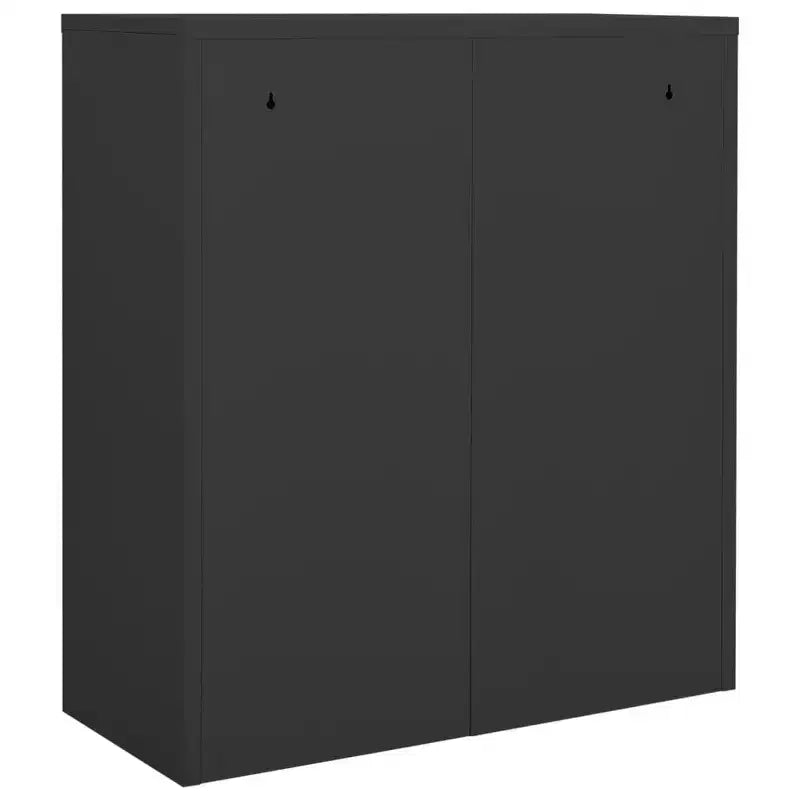 vidaXL Classeur Armoire de rangement en métal avec étagères pour la maison et le bureau Acier - Blanc sans jardinière