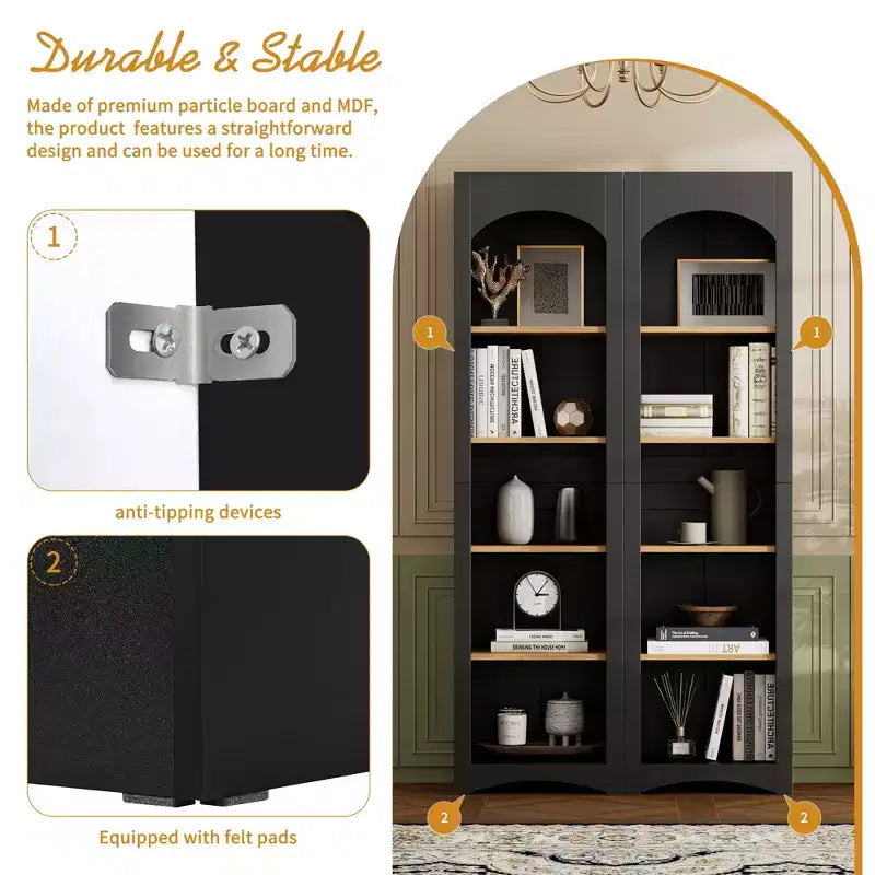 Ensemble de 3 meubles TV en bois avec étagère pour téléviseur de 70 pouces, meuble de rangement TV avec étagères réglables, table console média de style Mid-Century, gris