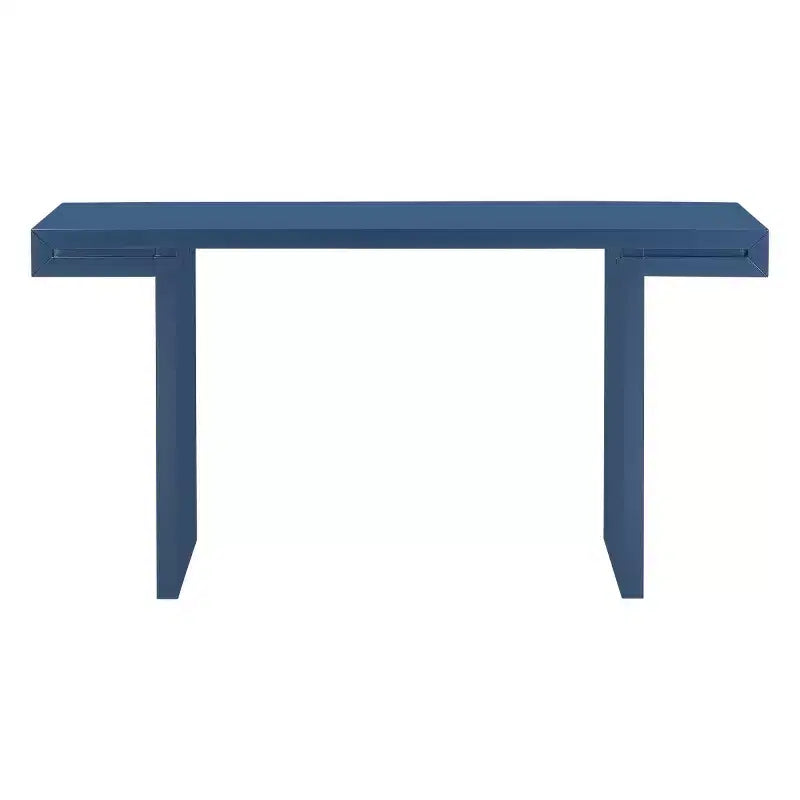 60 Table console rectangulaire moderne, Grande table d'entrée, Table de canapé élégante pour salon, entrée ou couloir-Panipeachy