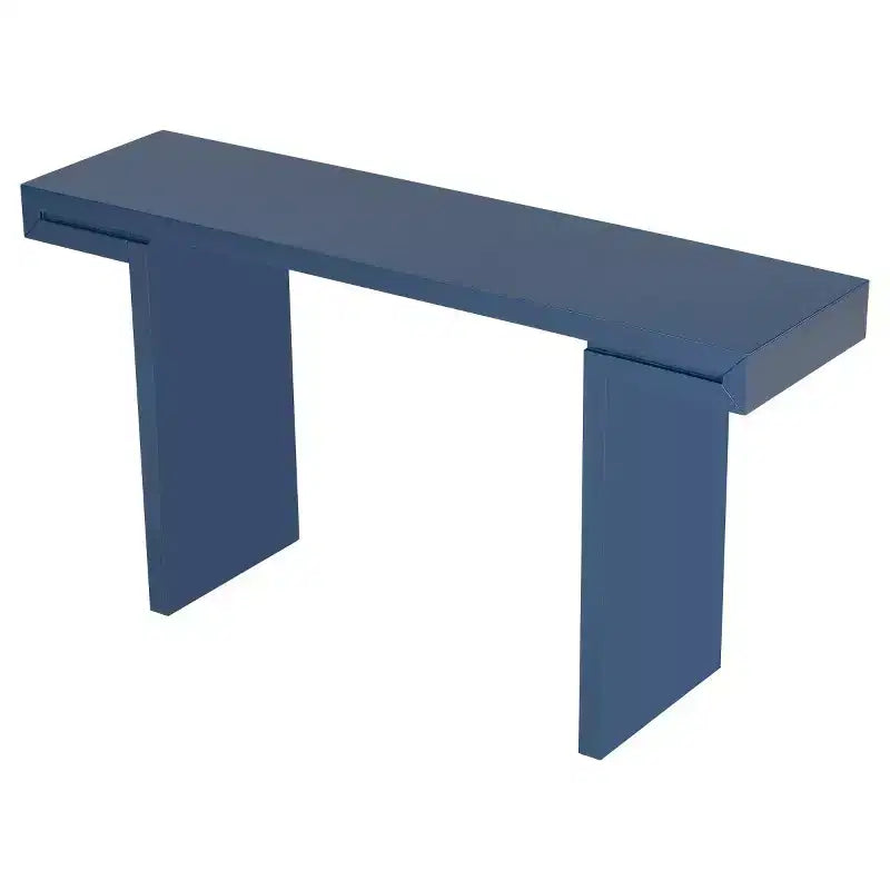 60 Table console rectangulaire moderne, Grande table d'entrée, Table de canapé élégante pour salon, entrée ou couloir-Panipeachy