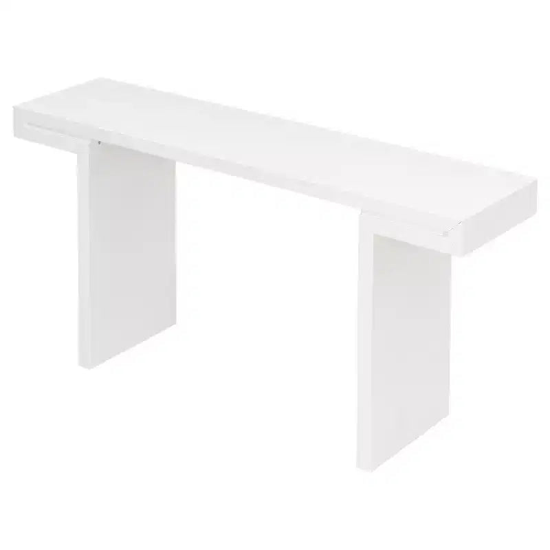 60 Table console rectangulaire moderne, Grande table d'entrée, Table de canapé élégante pour salon, entrée ou couloir-Panipeachy