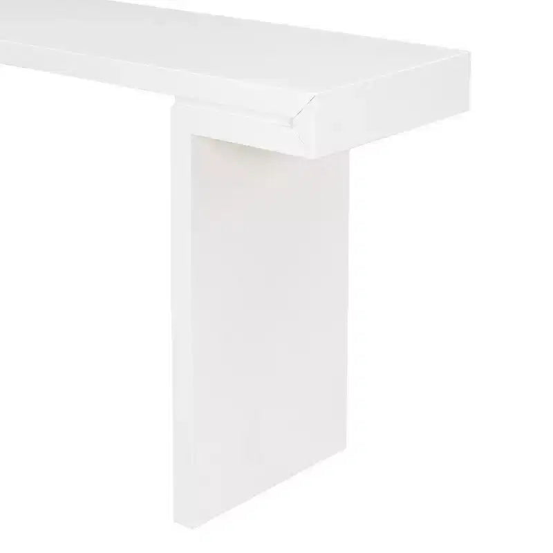 60 Table console rectangulaire moderne, Grande table d'entrée, Table de canapé élégante pour salon, entrée ou couloir-Panipeachy