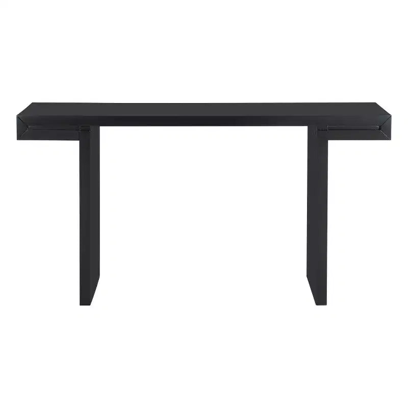 60 Table console rectangulaire moderne, Grande table d'entrée, Table de canapé élégante pour salon, entrée ou couloir-Panipeachy