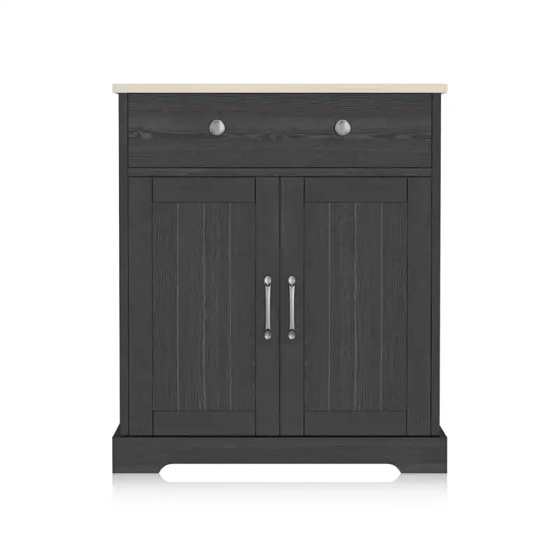 Lot de 2 armoires de rangement, buffet en bois avec tiroirs et portes, meuble d'appoint moderne et minimaliste pour salon, cuisine, salle à manger