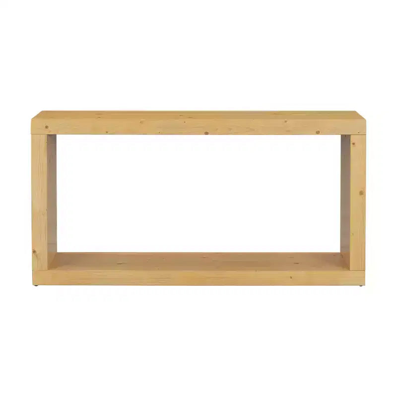 Table console d'entrée de 150 cm, Table de canapé étroite longue à 2 niveaux, Table console d'entrée moderne, Table derrière le canapé pour salon, couloir, entrée