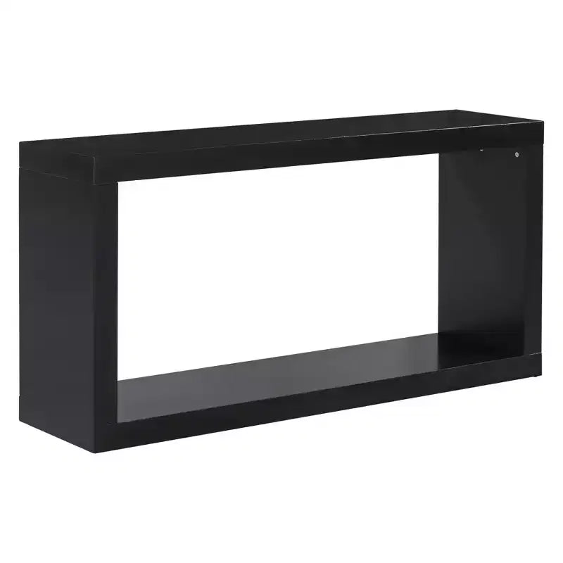 Table console d'entrée de 150 cm, Table de canapé étroite longue à 2 niveaux, Table console d'entrée moderne, Table derrière le canapé pour salon, couloir, entrée