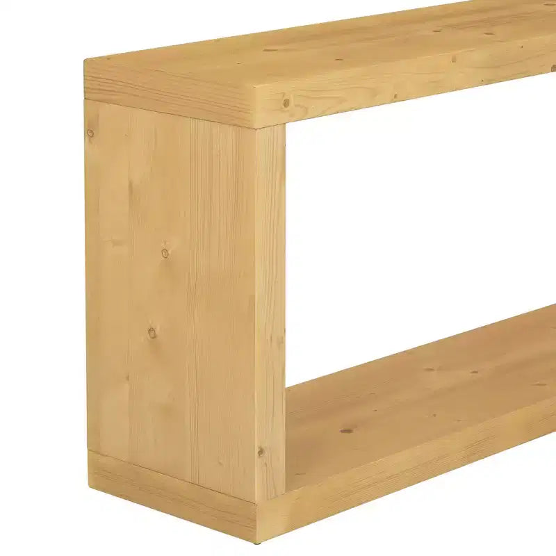 Table console d'entrée de 150 cm, Table de canapé étroite longue à 2 niveaux, Table console d'entrée moderne, Table derrière le canapé pour salon, couloir, entrée
