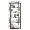 Costway 1/2 PCS 6-Tier Bookshelf 71.5 Industrial Tall Bookcase w/ Open Shelves for Study