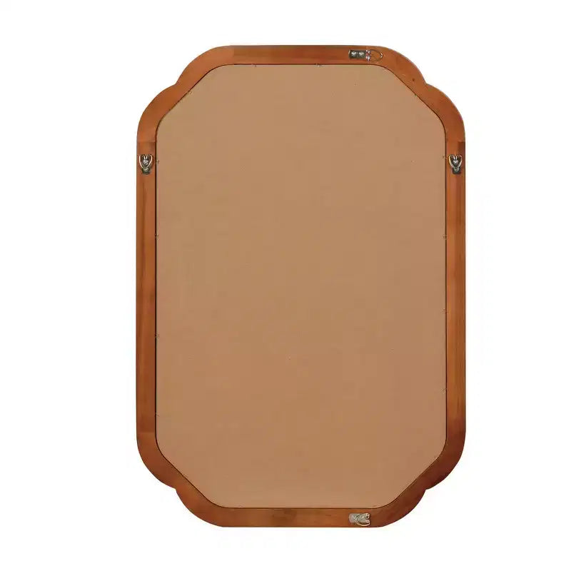 Miroir décoratif Whisen 20x30 à coins arrondis, cadre en bois massif, entrée