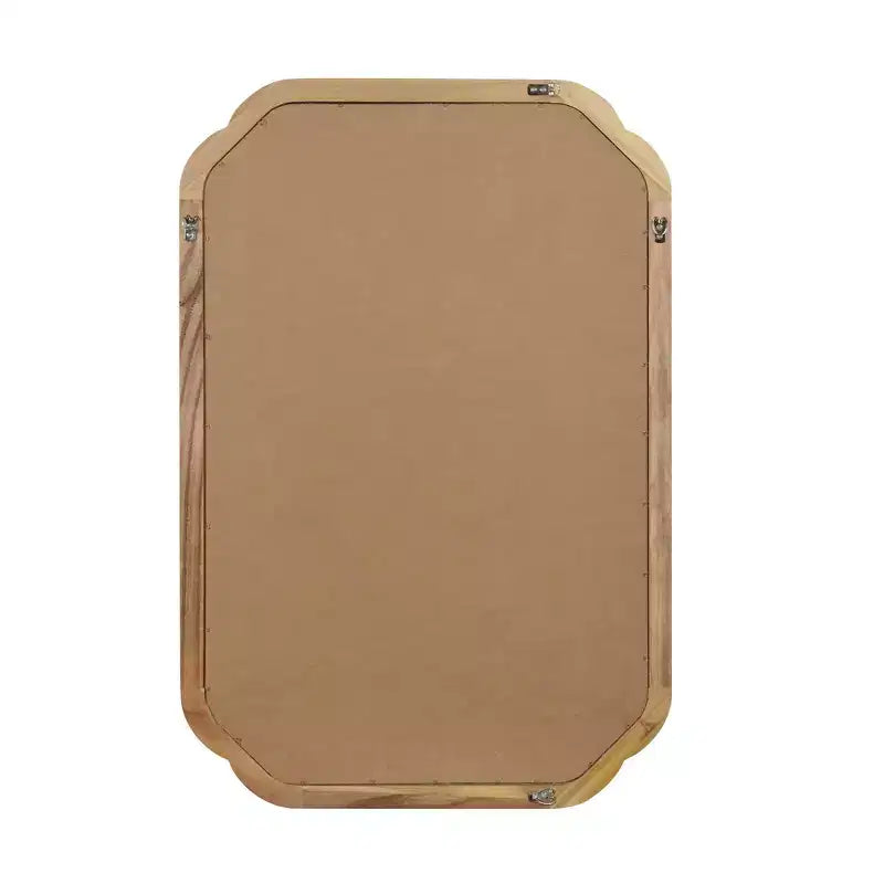 Miroir décoratif Whisen 20x30 à coins arrondis, cadre en bois massif, entrée