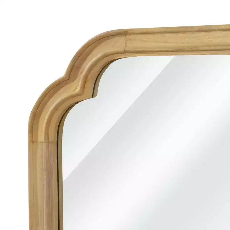 Miroir décoratif Whisen 20x30 à coins arrondis, cadre en bois massif, entrée