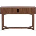 Ilyum Tambour Dr Console Table - CNS3101A - Walnut - Safavieh