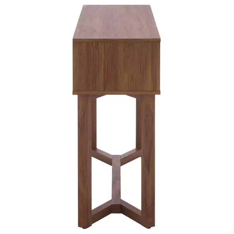 Table console Ilyum Tambour Dr - CNS3101A - Noyer - Safavieh