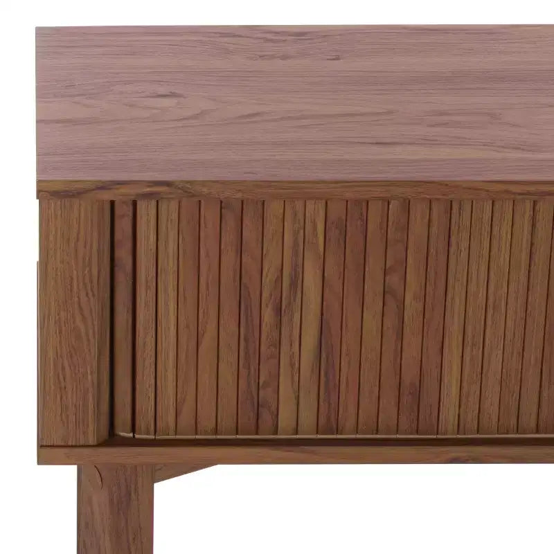 Table console Ilyum Tambour Dr - CNS3101A - Noyer - Safavieh