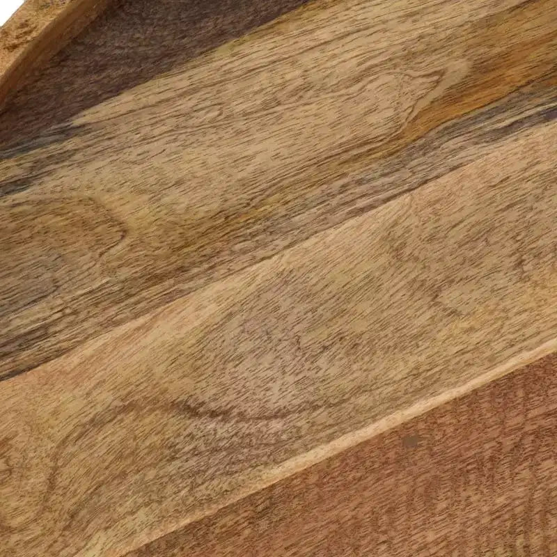 vidaXL Table Basse en Bois de Manguier Massif et Acier 50x40 cm
