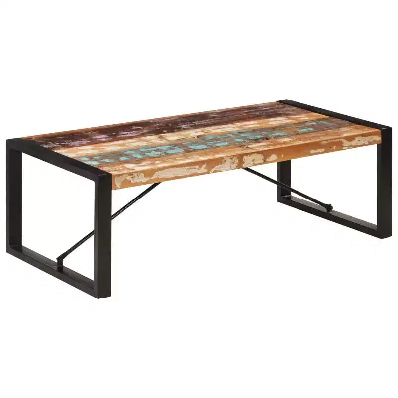 vidaXL Table basse 120x60x40 cm Bois de récupération massif