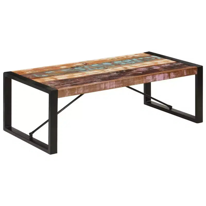 vidaXL Table basse 120x60x40 cm Bois de récupération massif