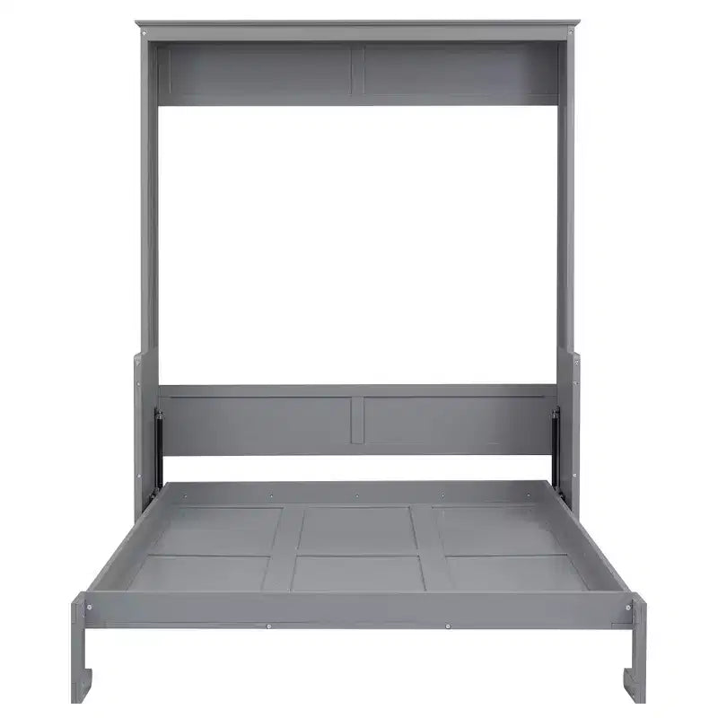 Lit escamotable Queen Size avec bureau, rabattable, mural, cadre de lit Murphy peu encombrant, multifonctionnel pour appartements