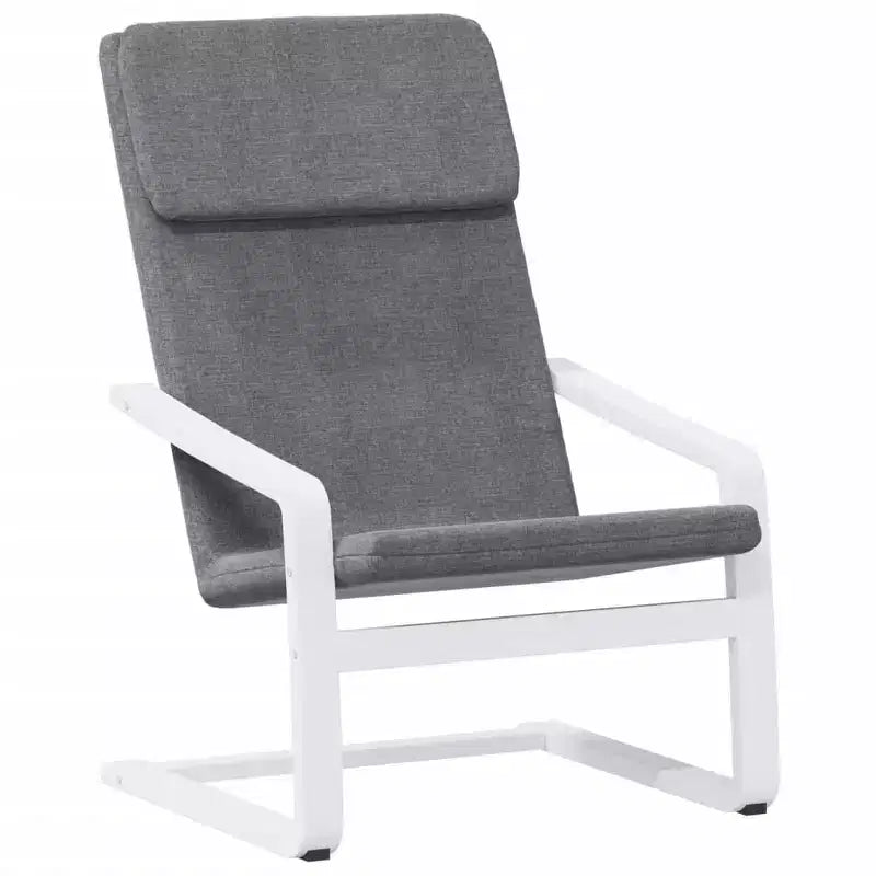 vidaXL Chair Accent Armchair Relaxing Seating Office Chair Furniture Fabric - Dark Gray