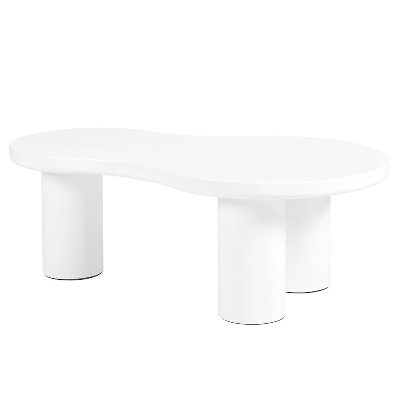 White Cloud-Shape Nesting Coffee Table Set of 2
