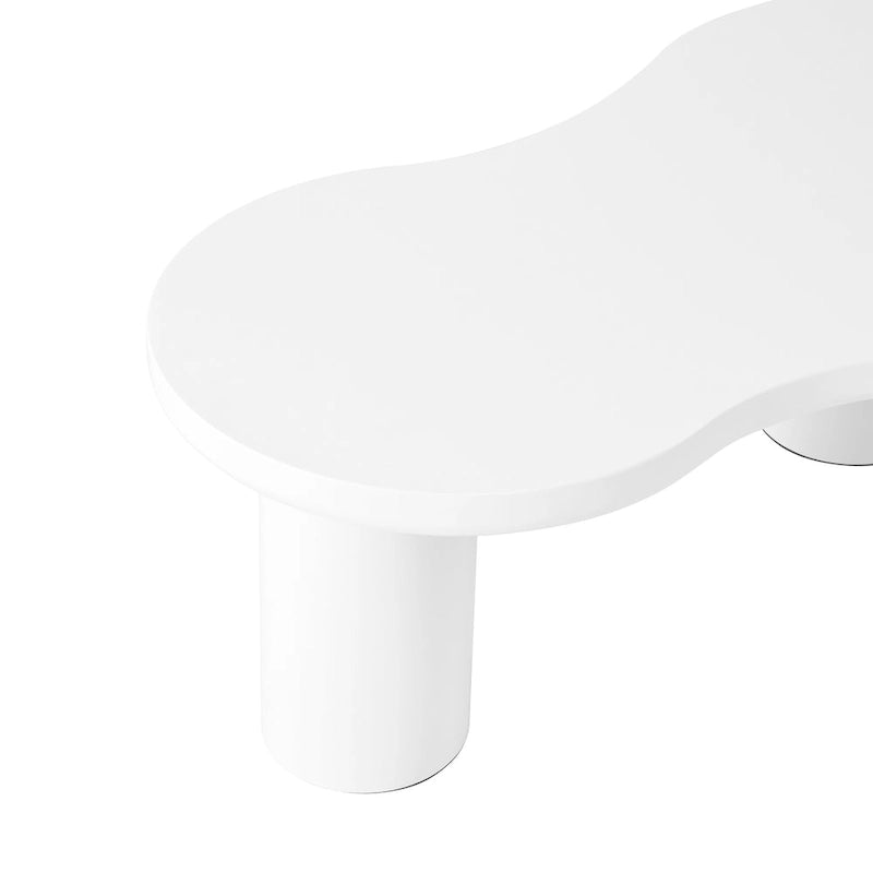 White Cloud-Shape Nesting Coffee Table Set of 2