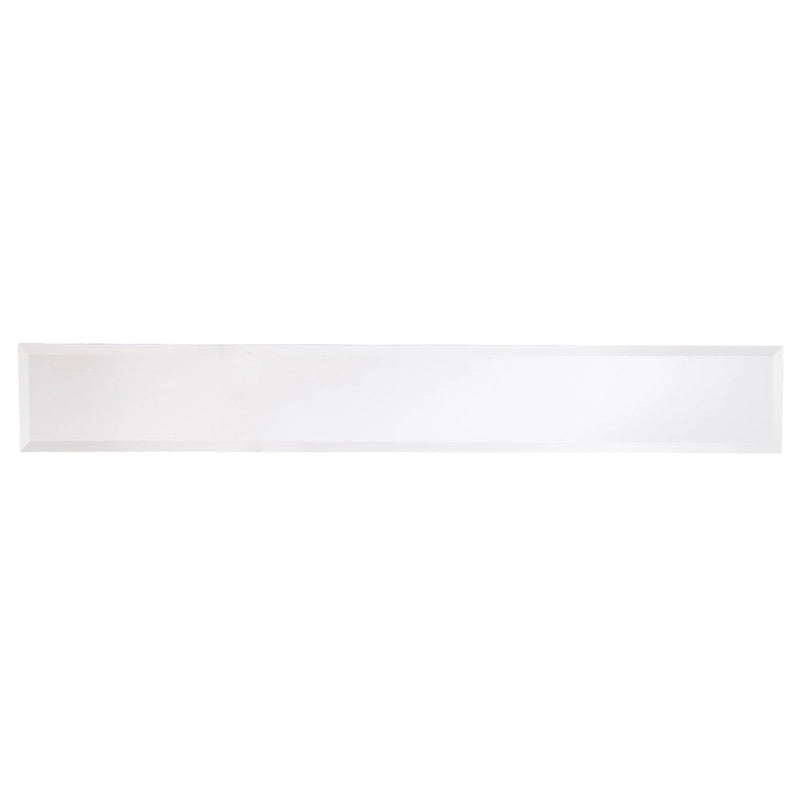 Silver & Gold Mirrored Glass Console Table, 4-Leg, Single