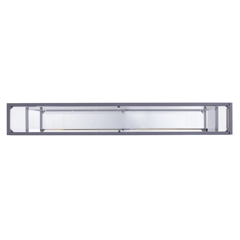 Clear Glass Top Console Table, Metal Frame, Gold / Black / Silver