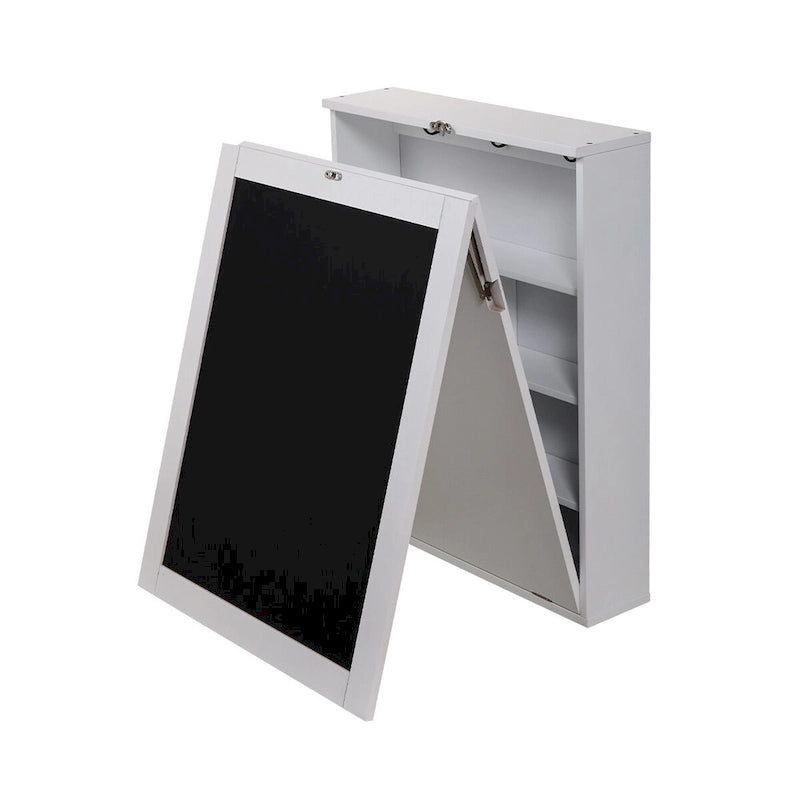 Blue / Ruby / White L-Shaped 360° Rotating Desk with Storage Shelves, 1-Person