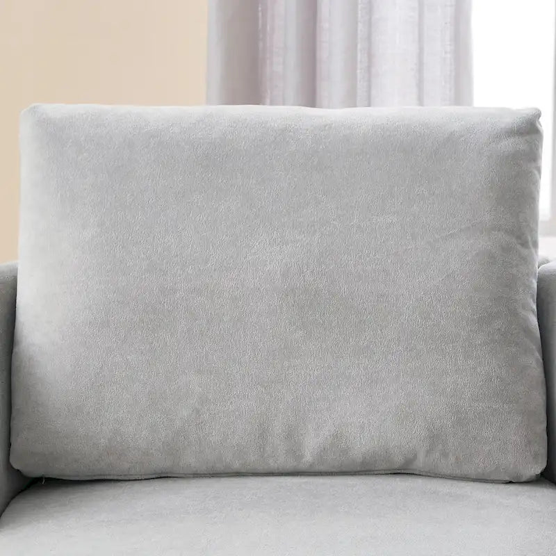 Chenille 360° Swivel Barrel Accent Chair, Single