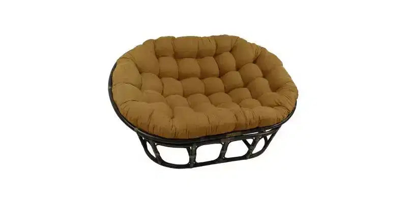 Double papasan 63x45 avec coussin en microsuède - International Caravan