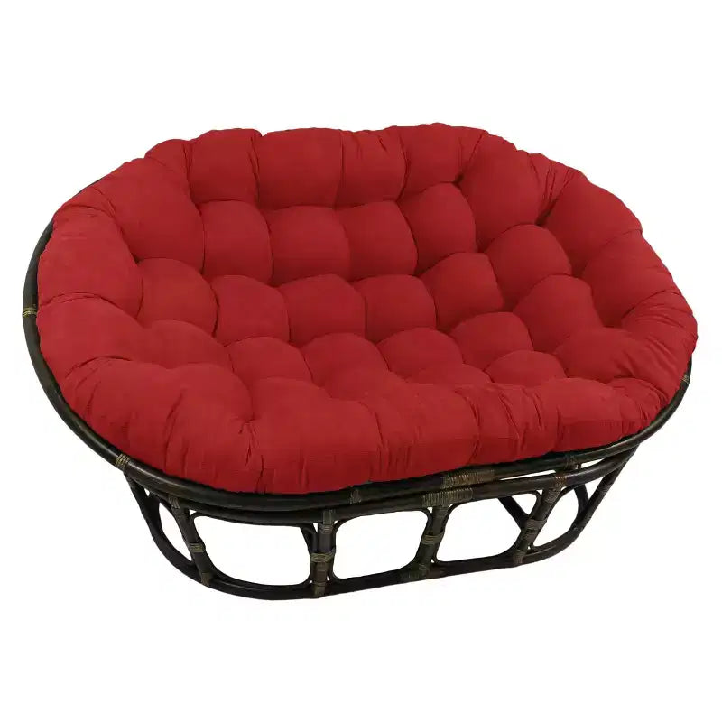 Double papasan 63x45 avec coussin en microsuède - International Caravan