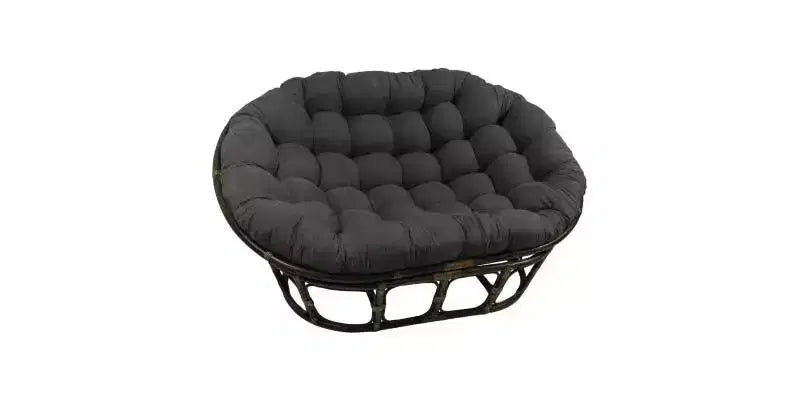 Double papasan 63x45 avec coussin en microsuède - International Caravan