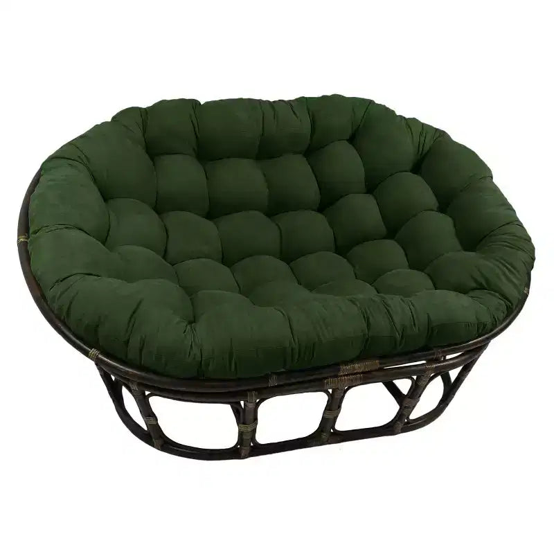 Double papasan 63x45 avec coussin en microsuède - International Caravan