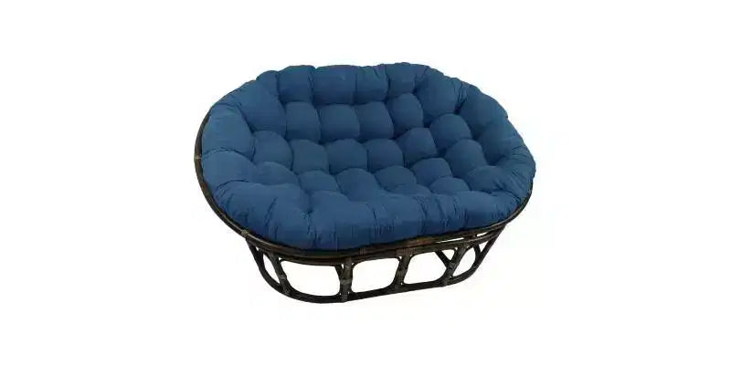 Double papasan 63x45 avec coussin en microsuède - International Caravan