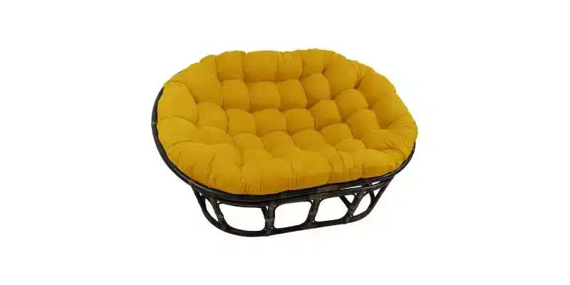 Double papasan 63x45 avec coussin en microsuède - International Caravan