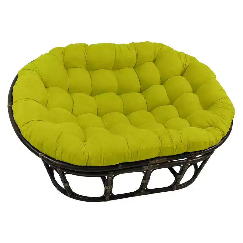 Double papasan 63x45 avec coussin en microsuède - International Caravan