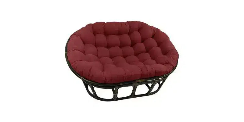 Double papasan 63x45 avec coussin en microsuède - International Caravan