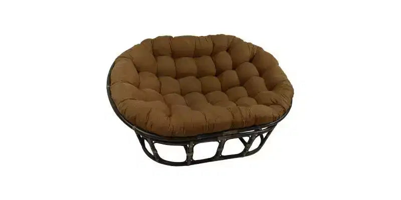Double papasan 63x45 avec coussin en microsuède - International Caravan