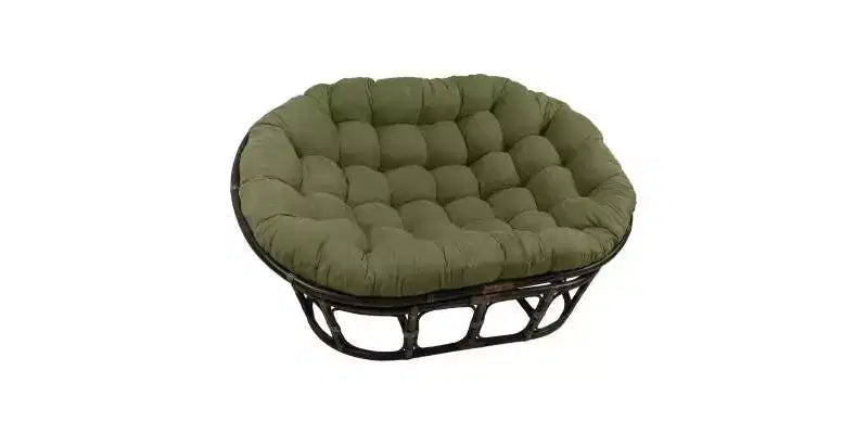 Double papasan 63x45 avec coussin en microsuède - International Caravan