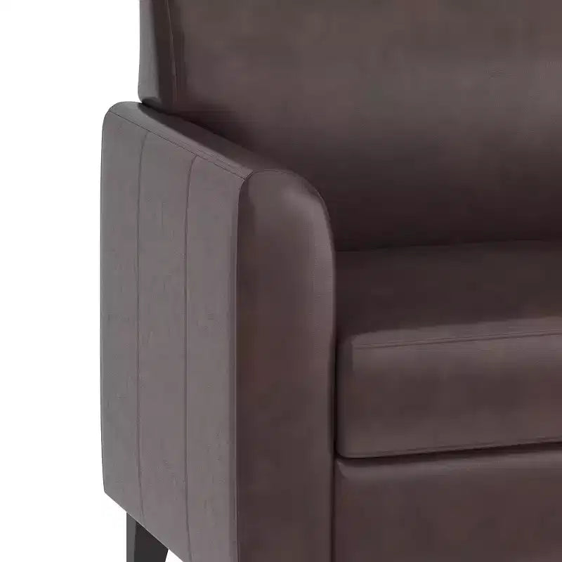 Chaise Flash Furniture HERCULES Diplomat Series en LeatherSoft avec cadre surpiqué à lignes épurées