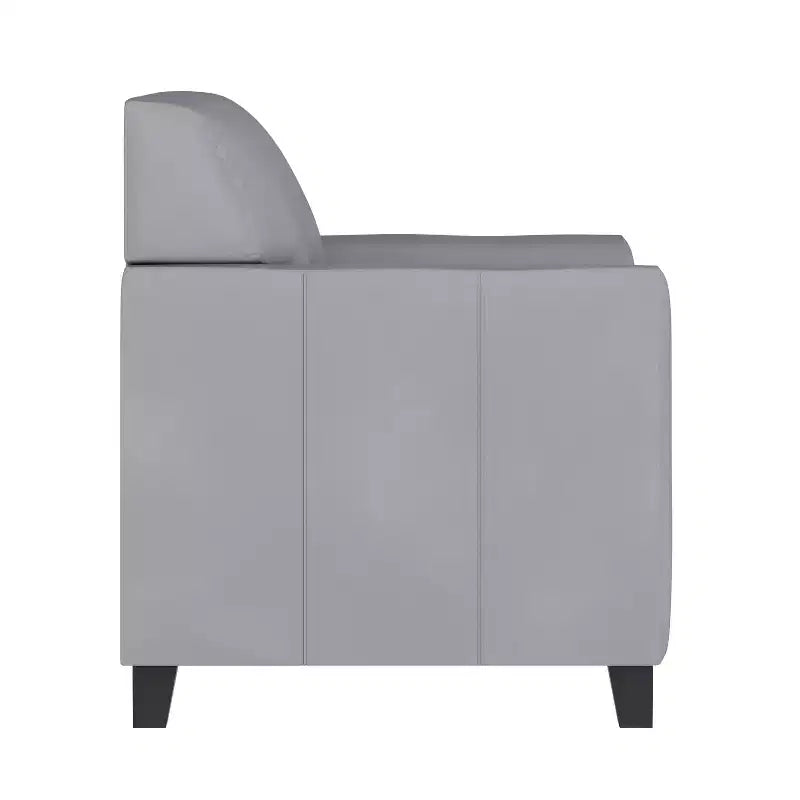 Chaise Flash Furniture HERCULES Diplomat Series en LeatherSoft avec cadre surpiqué à lignes épurées