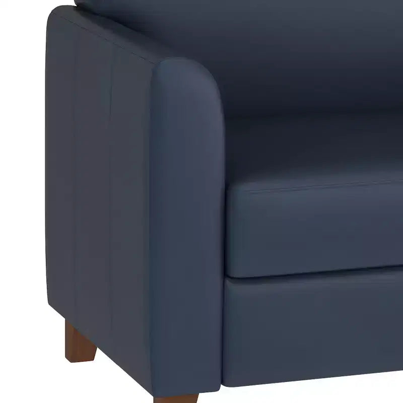Chaise Flash Furniture HERCULES Diplomat Series en LeatherSoft avec cadre surpiqué à lignes épurées